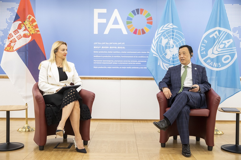 Generalni direktor FAO-a pohvalio ubrzanu digitalizaciju srpske poljoprivrede