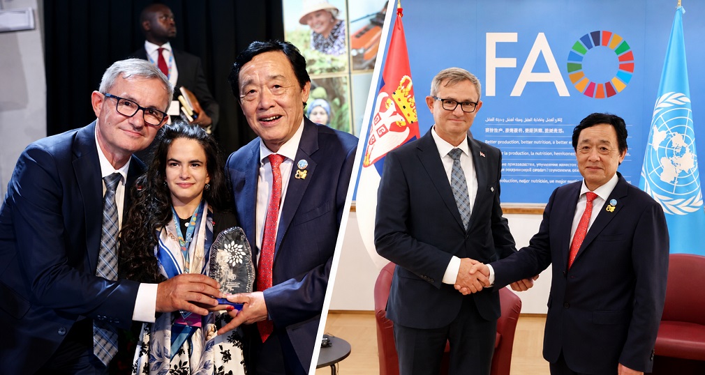 Glamočić sa FAO o modernizaciji poljoprivrede, priznanje Veri Škulić (1)
